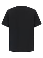 Schwarzes Bio-Baumwoll-T-Shirt
