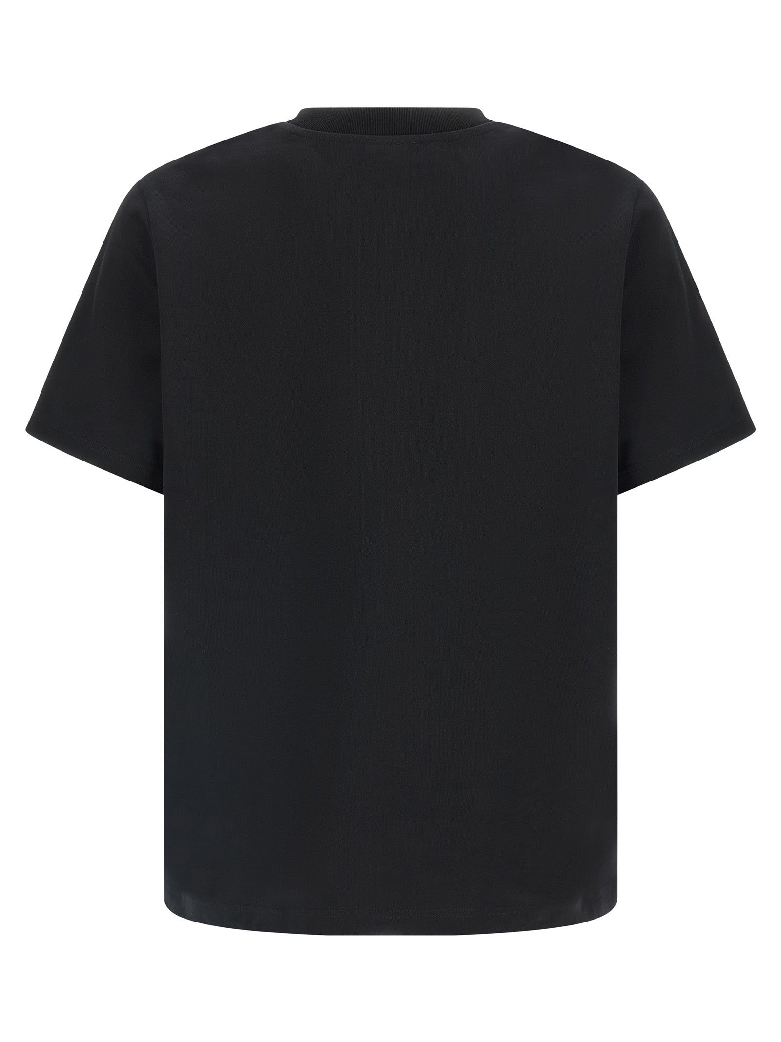 Schwarzes Bio-Baumwoll-T-Shirt