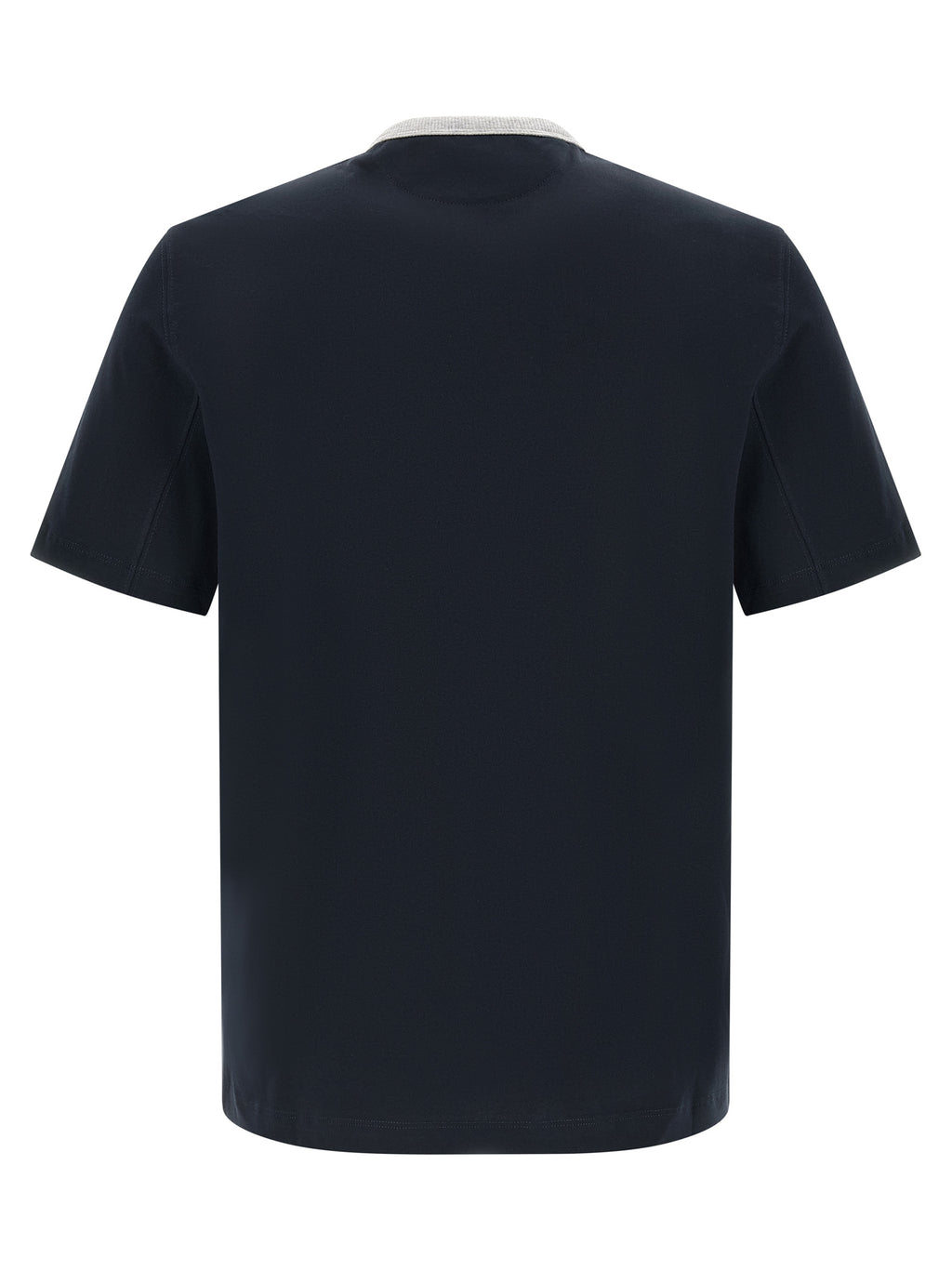 Blaues Baumwoll-T-Shirt