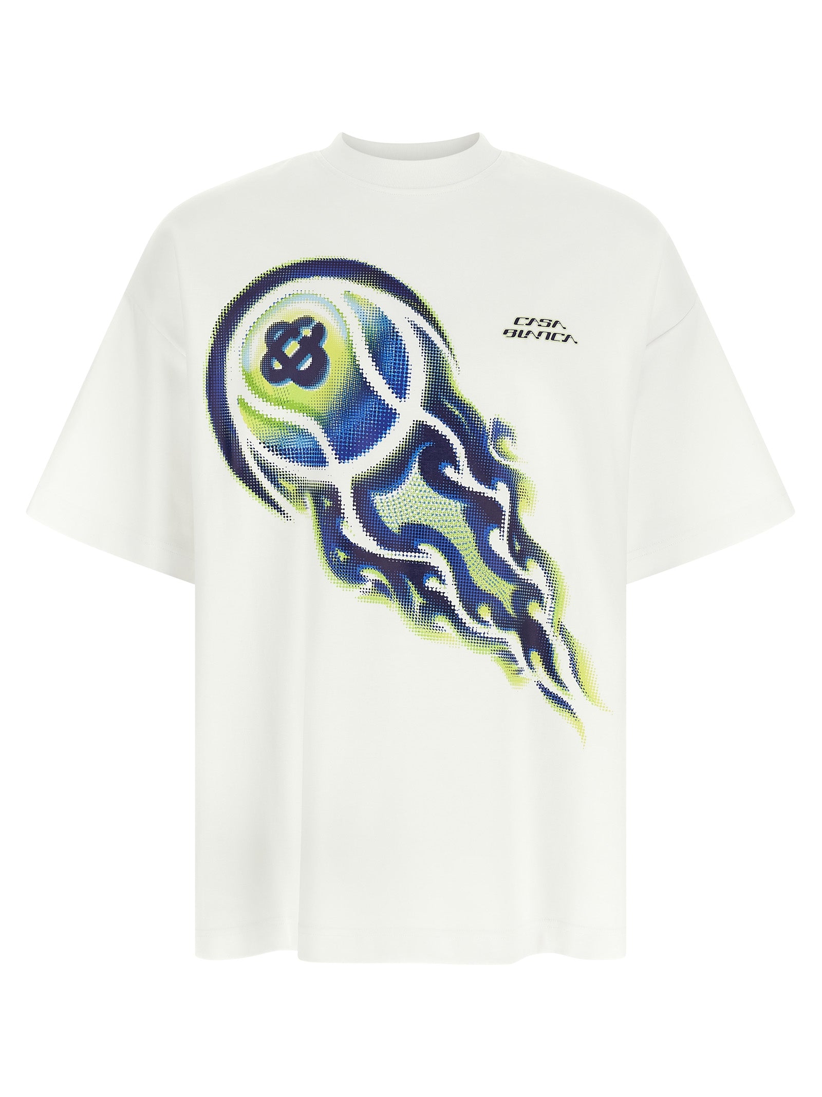 Weißes Baumwoll-T-Shirt