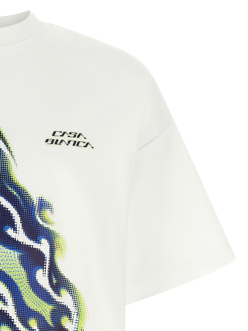 Weißes Baumwoll-T-Shirt