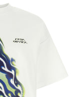 Weißes Baumwoll-T-Shirt