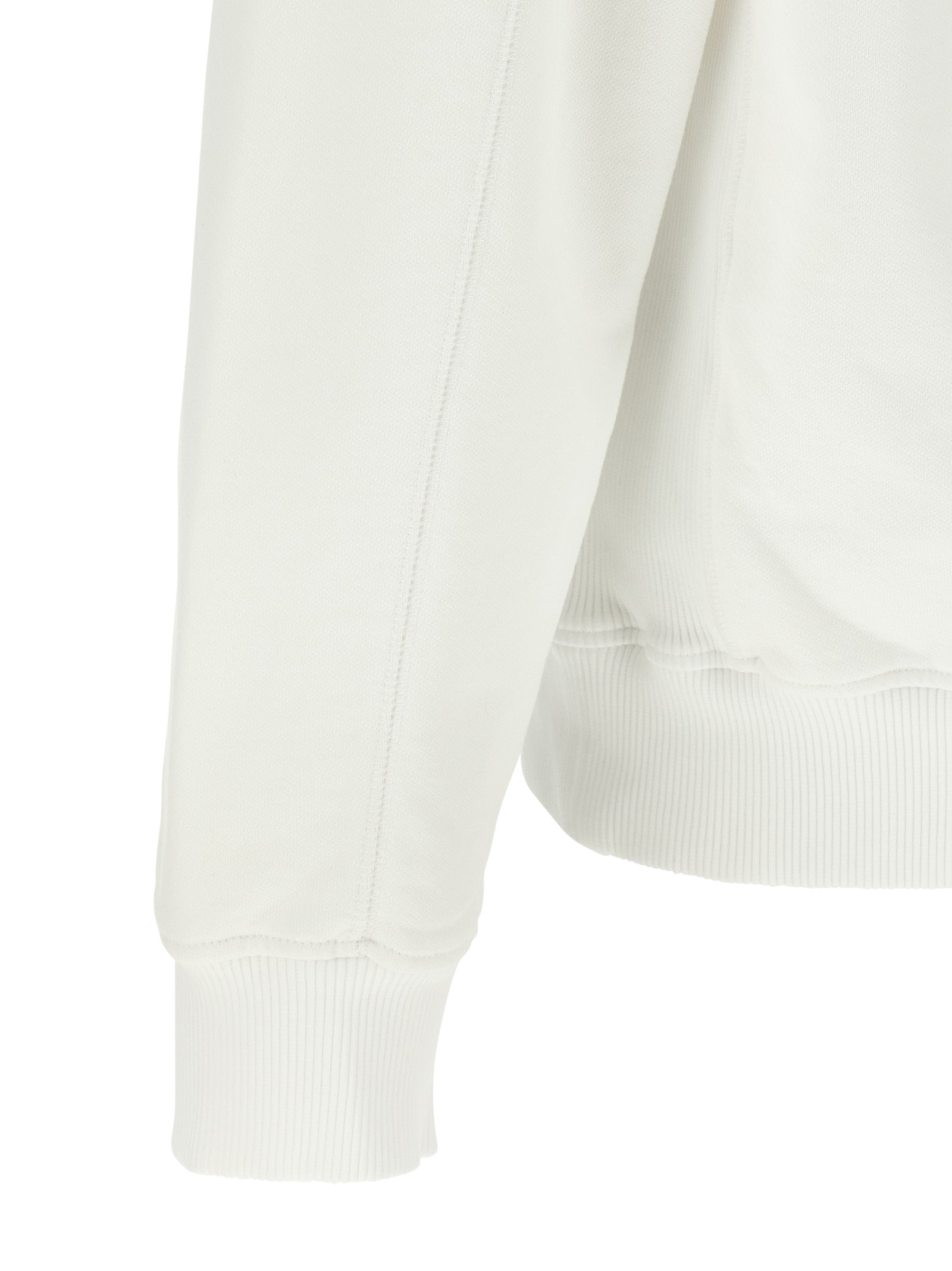 Weißer Pullover aus Bio-Baumwolle