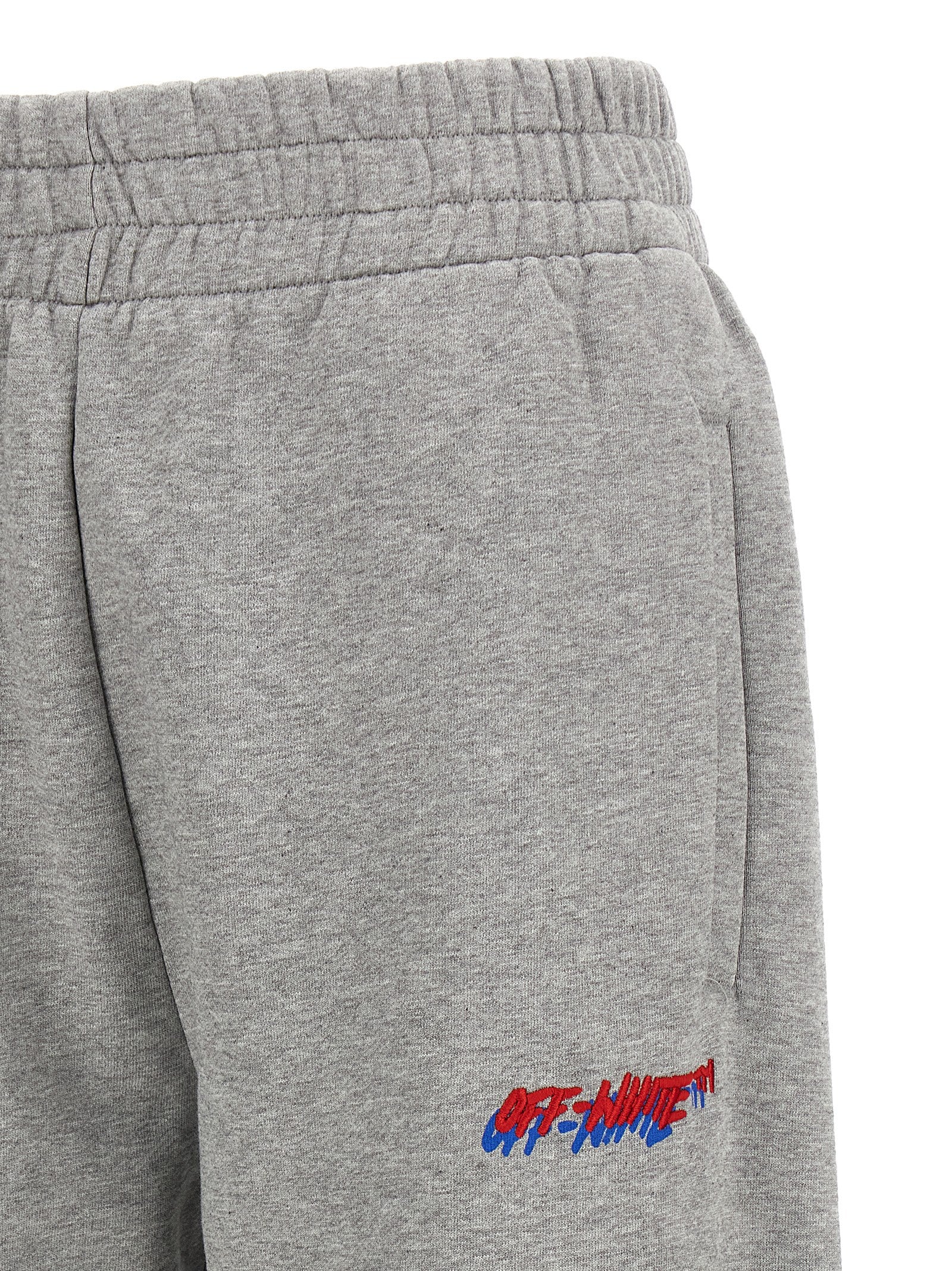 Graue Baumwoll-Jogginghose (Sporthose)