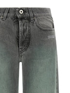 Graue Jeans aus Baumwolle