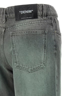 Graue Jeans aus Baumwolle