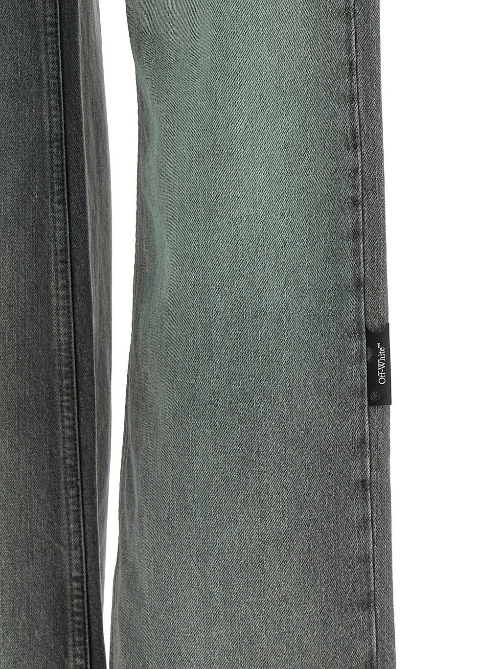 Graue Jeans aus Baumwolle