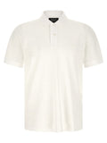 Weißes Poloshirt aus Baumwolle