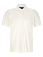 Weißes Poloshirt aus Baumwolle