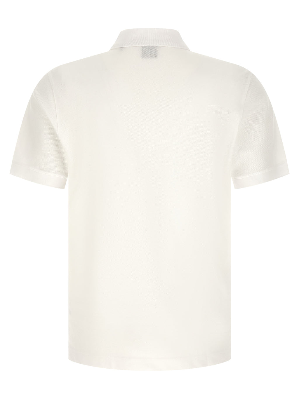 Weißes Poloshirt aus Baumwolle