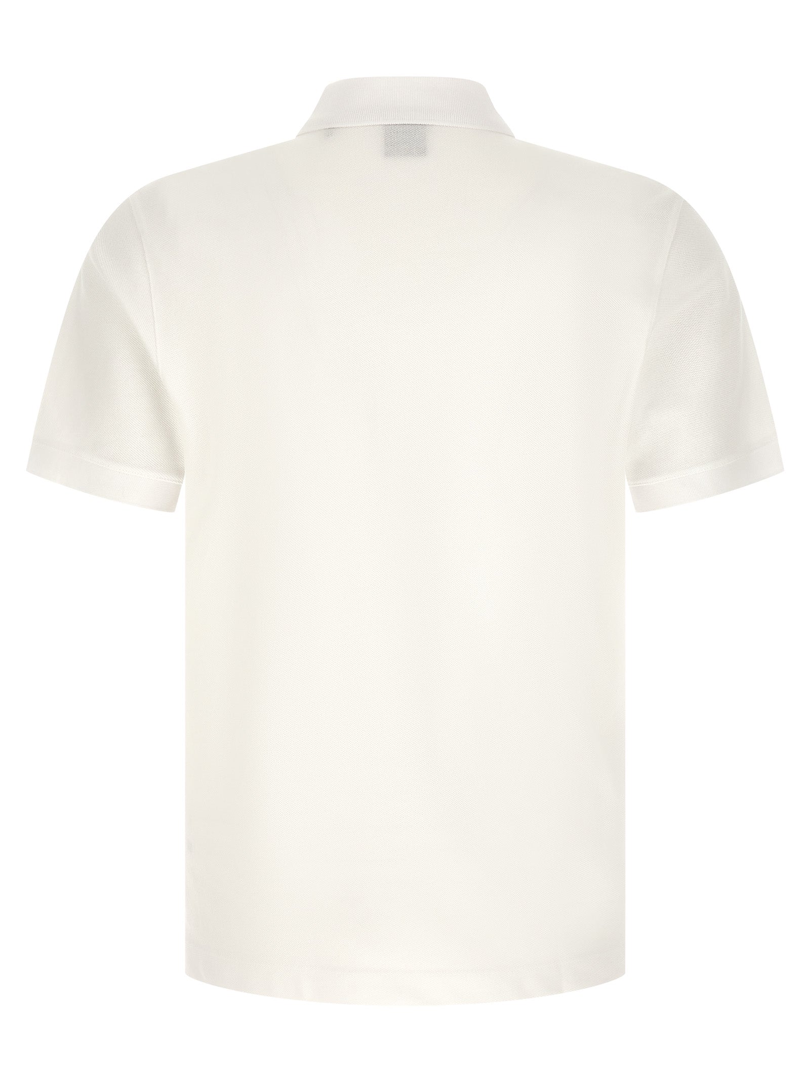 Weißes Poloshirt aus Baumwolle