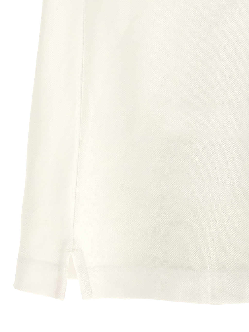 Weißes Poloshirt aus Baumwolle