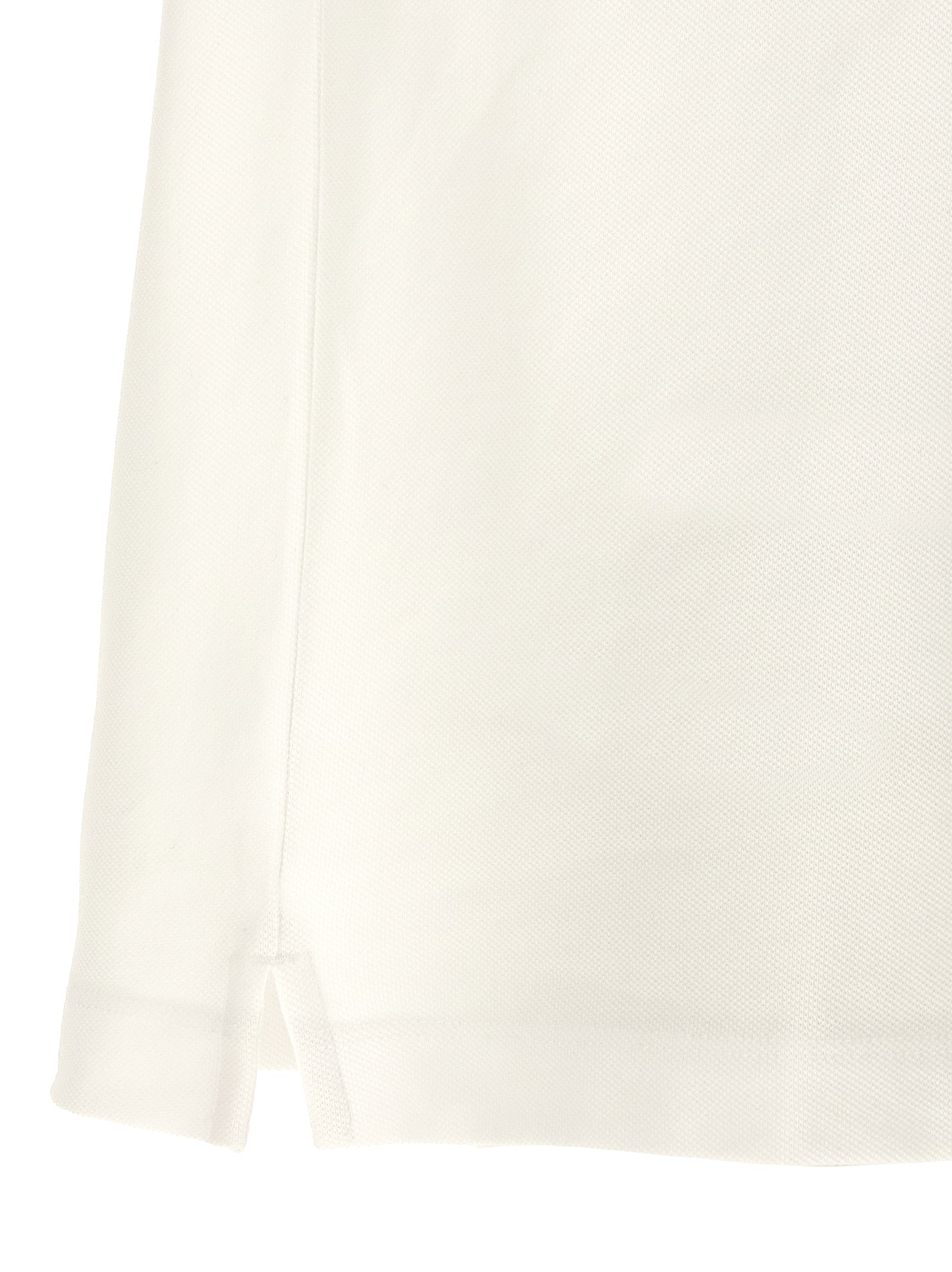 Weißes Poloshirt aus Baumwolle