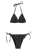 Bikini aus Polyester in zwei Farben