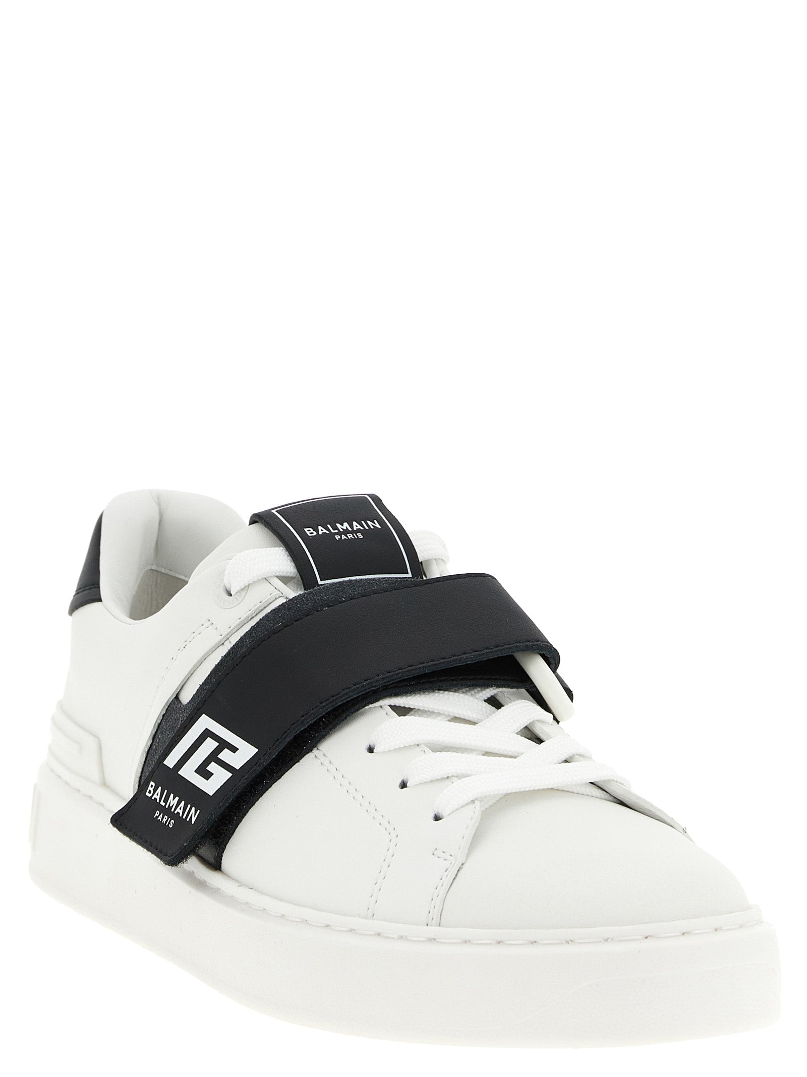 Bicolor Calfskin Low Top Sneakers