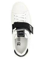 Bicolor Calfskin Low Top Sneakers