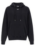 Schwarzer Baumwoll-Sweatshirt