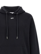 Schwarzer Baumwoll-Sweatshirt