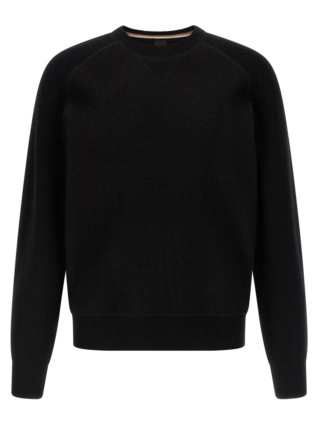 Schwarzer Cardigan aus Schurwolle