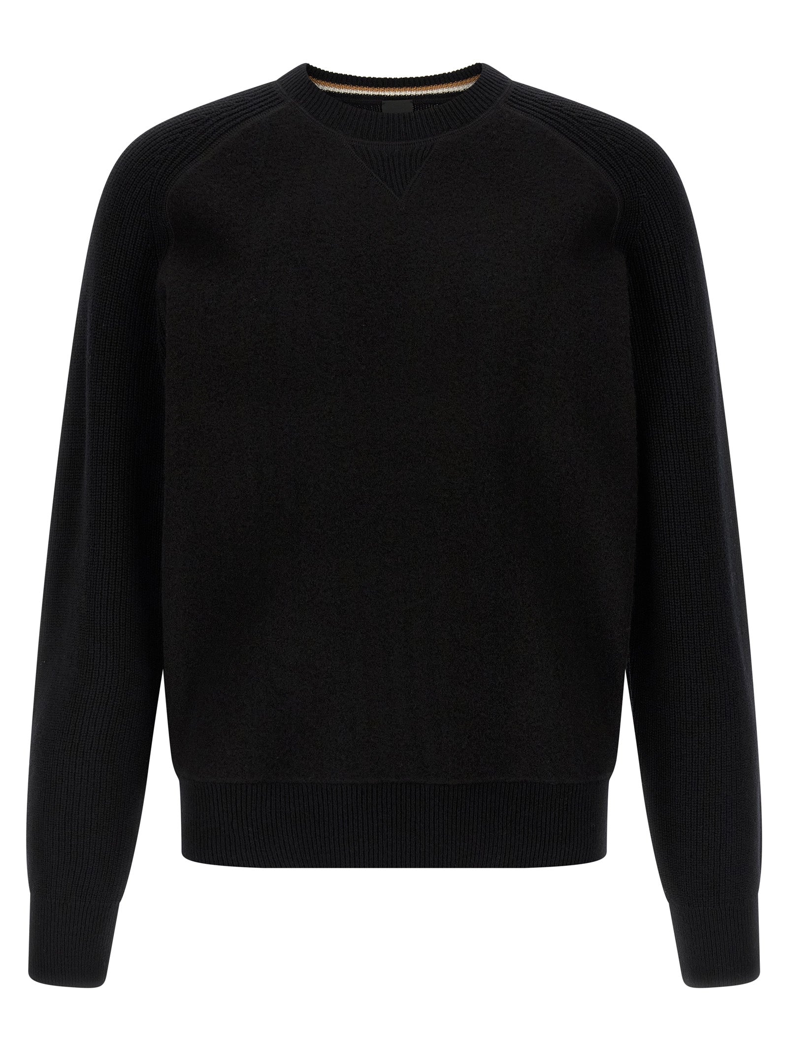 Schwarzer Cardigan aus Schurwolle