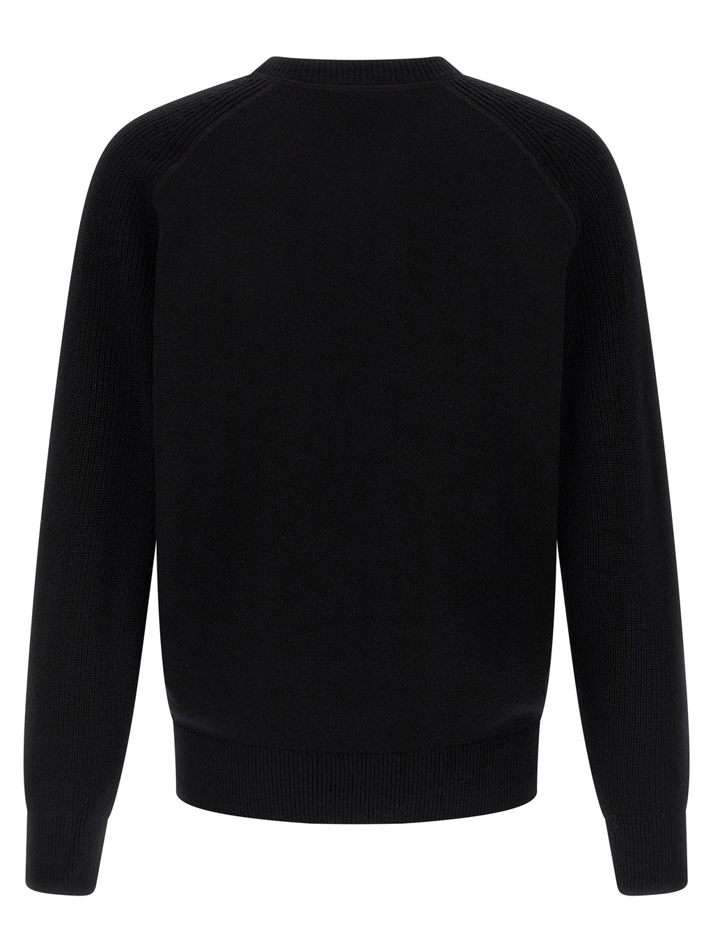 Schwarzer Cardigan aus Schurwolle