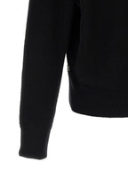 Schwarzer Cardigan aus Schurwolle