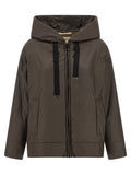 Braune Shell-Jacke aus Polyester