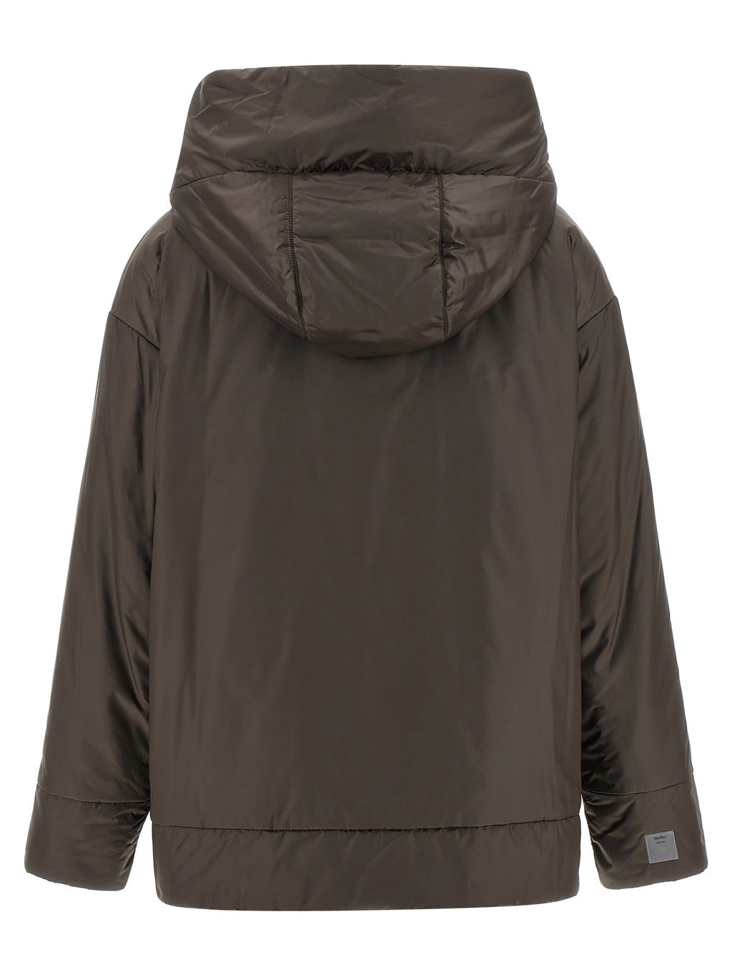 Braune Shell-Jacke aus Polyester
