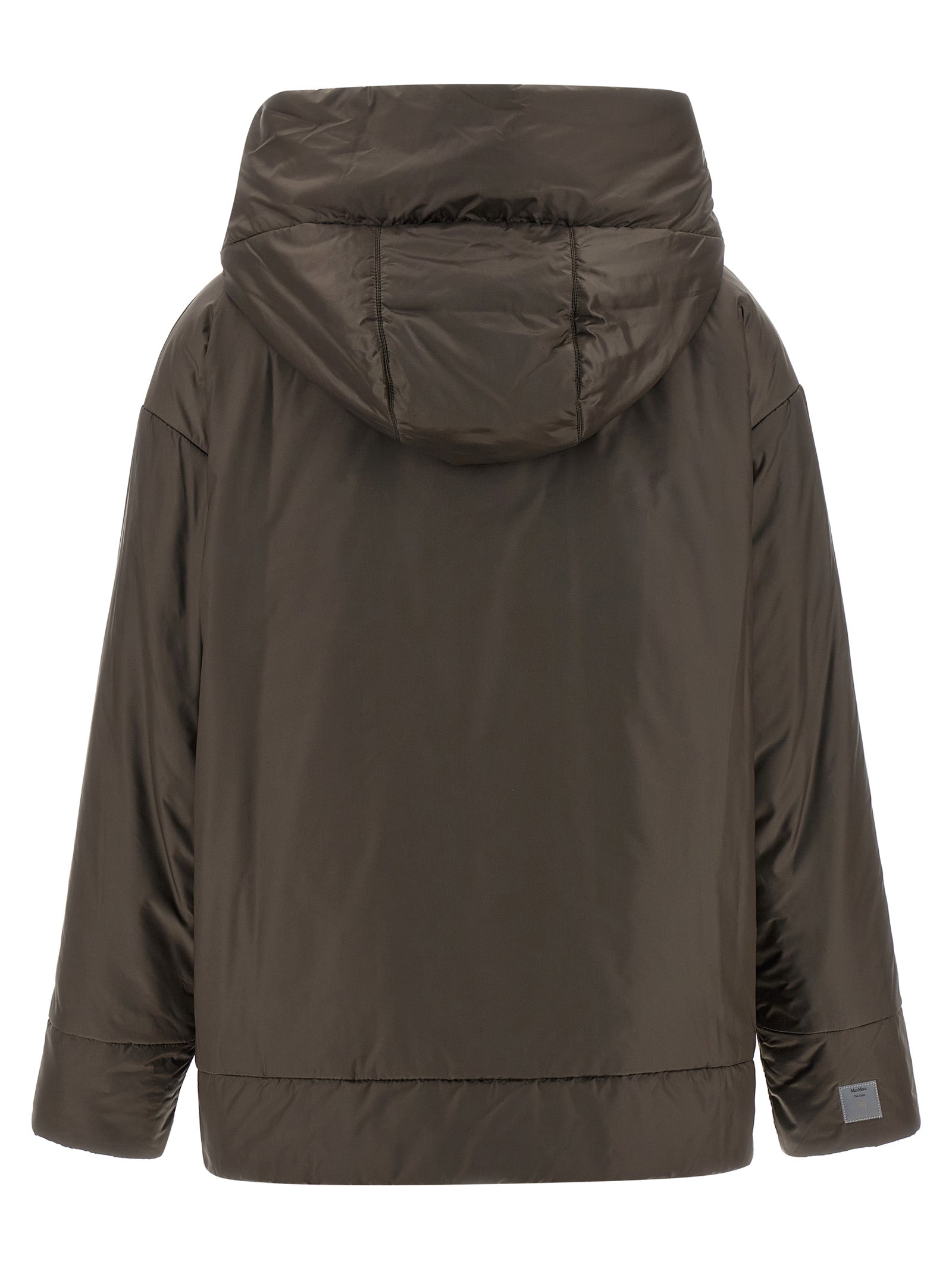 Braune Shell-Jacke aus Polyester
