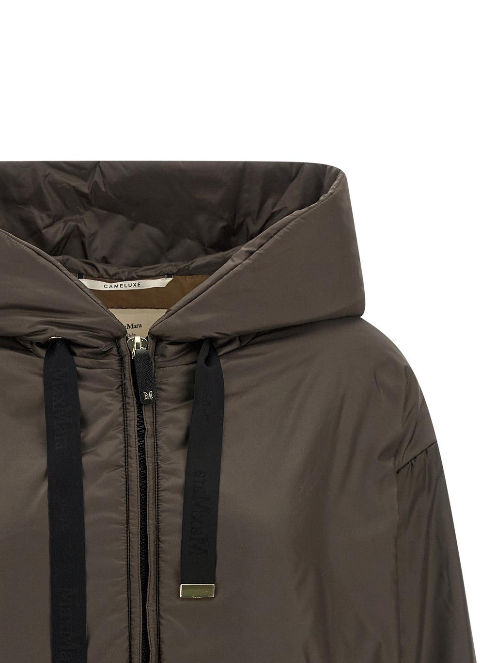 Braune Shell-Jacke aus Polyester