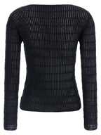 Blauer Seiden-Cardigan