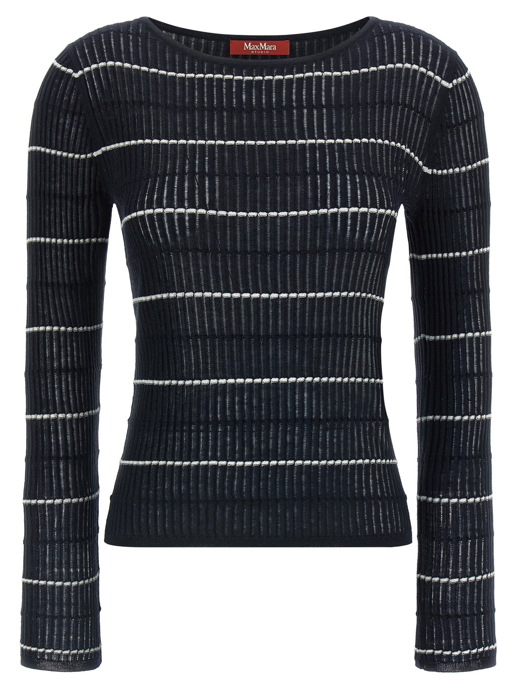 Blauer Seiden-Cardigan