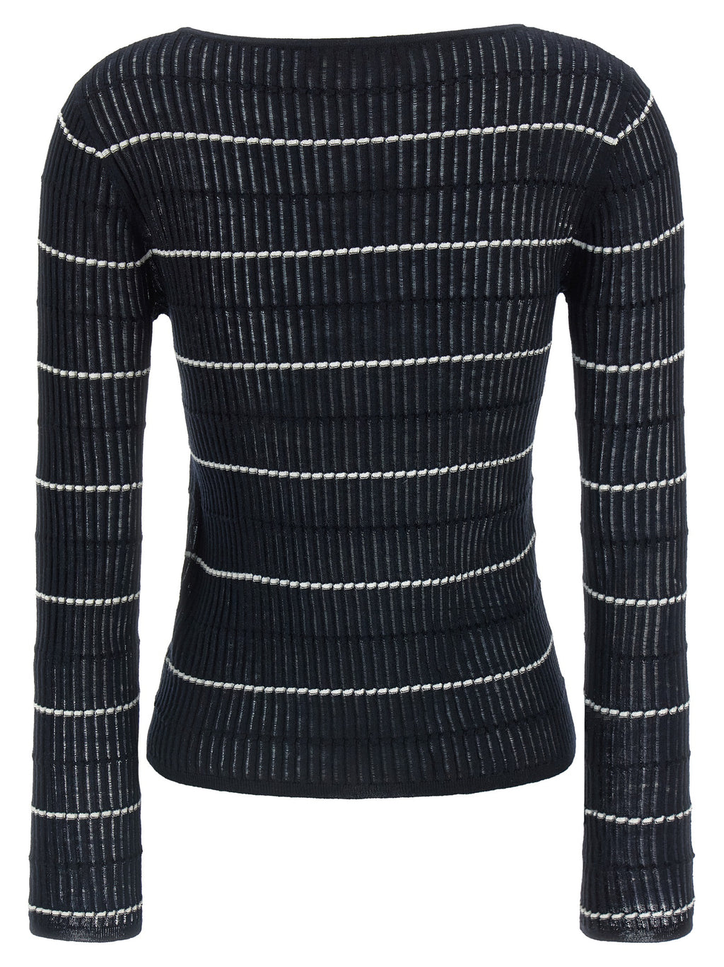 Blauer Seiden-Cardigan