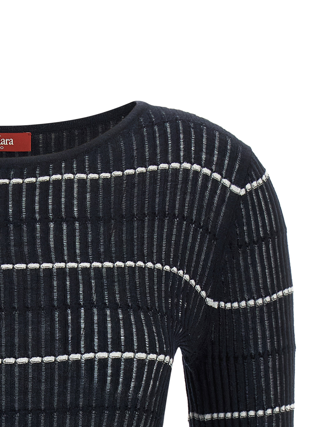 Blauer Seiden-Cardigan