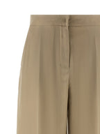 Beige Hose aus Seide