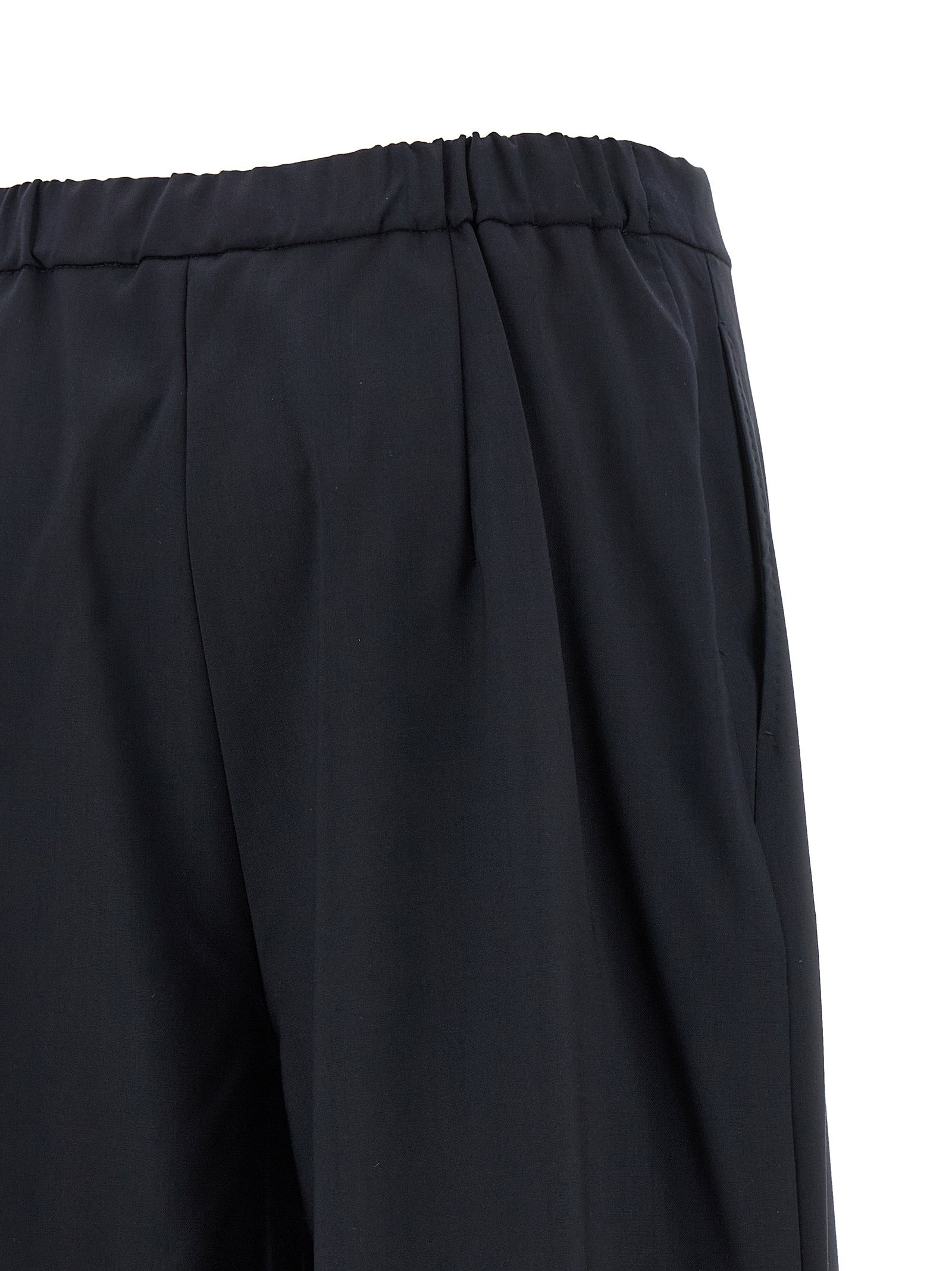 Blaue Hose aus reiner Schurwolle