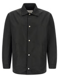 Schwarze Polyester-Jacke