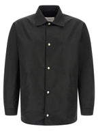 Schwarze Polyester-Jacke