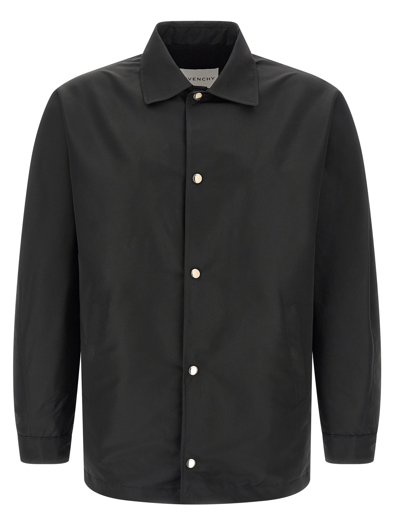 Schwarze Polyester-Jacke