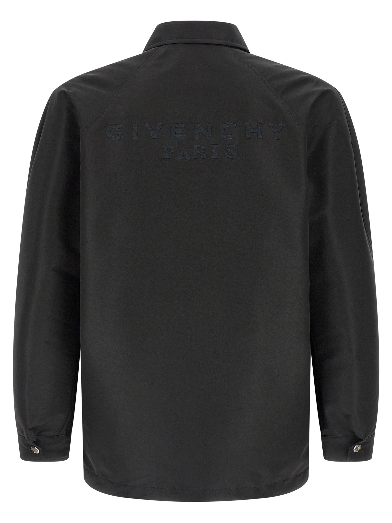 Schwarze Polyester-Jacke