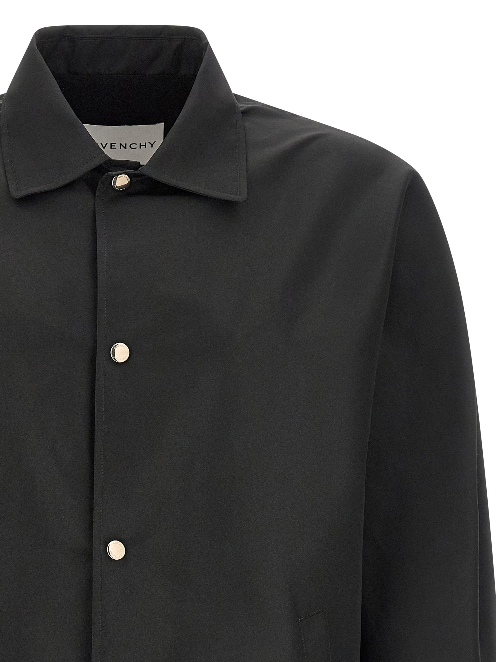 Schwarze Polyester-Jacke