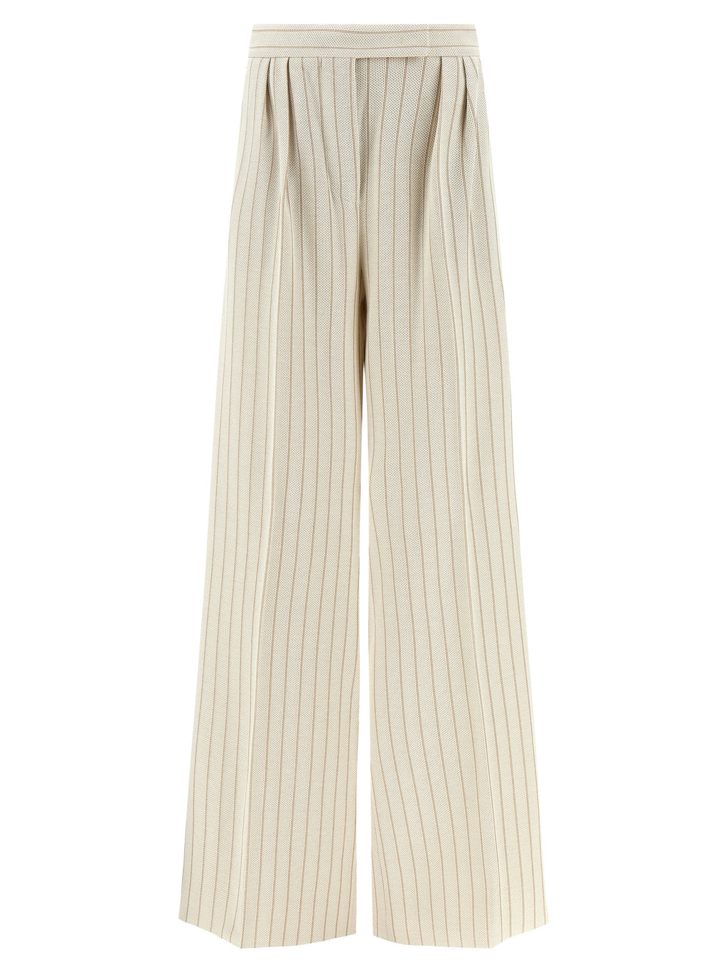 Weiße Baumwollhose im Casual-Look
