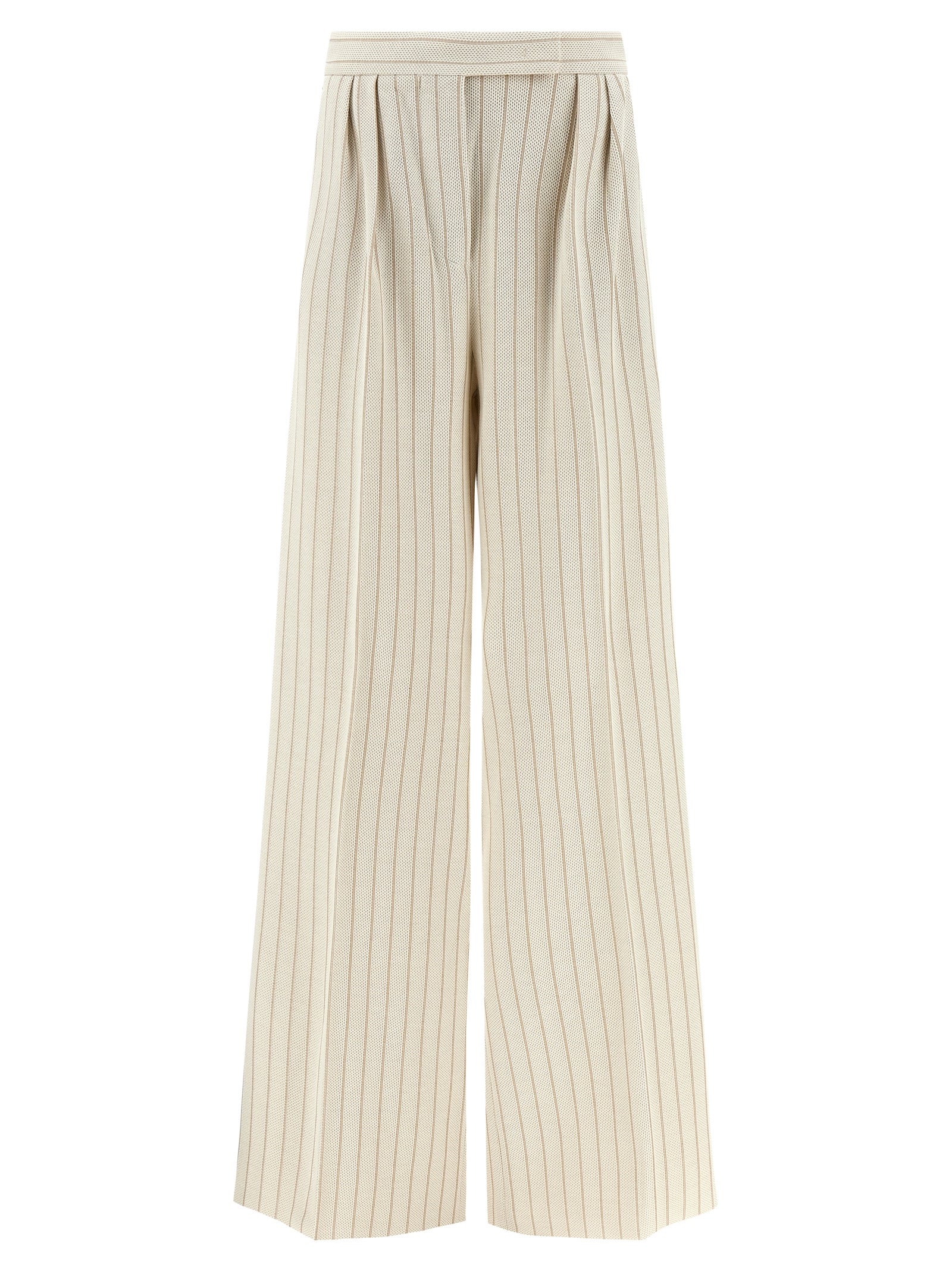 Weiße Baumwollhose im Casual-Look