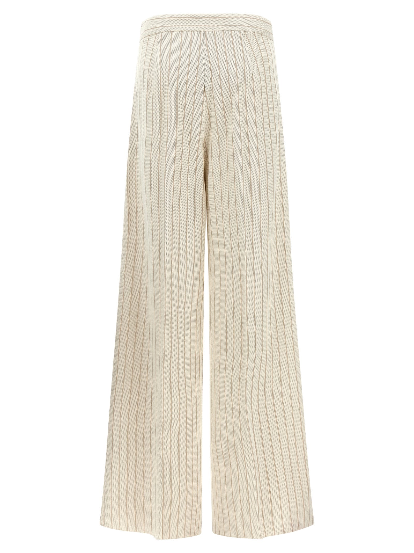 Weiße Baumwollhose im Casual-Look