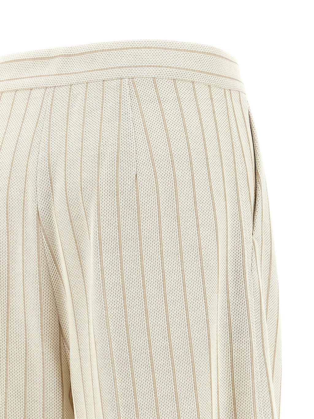 Weiße Baumwollhose im Casual-Look