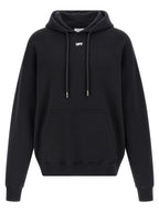 Schwarzer Baumwoll-Sweatshirt