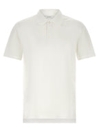Weißes Poloshirt aus Baumwolle