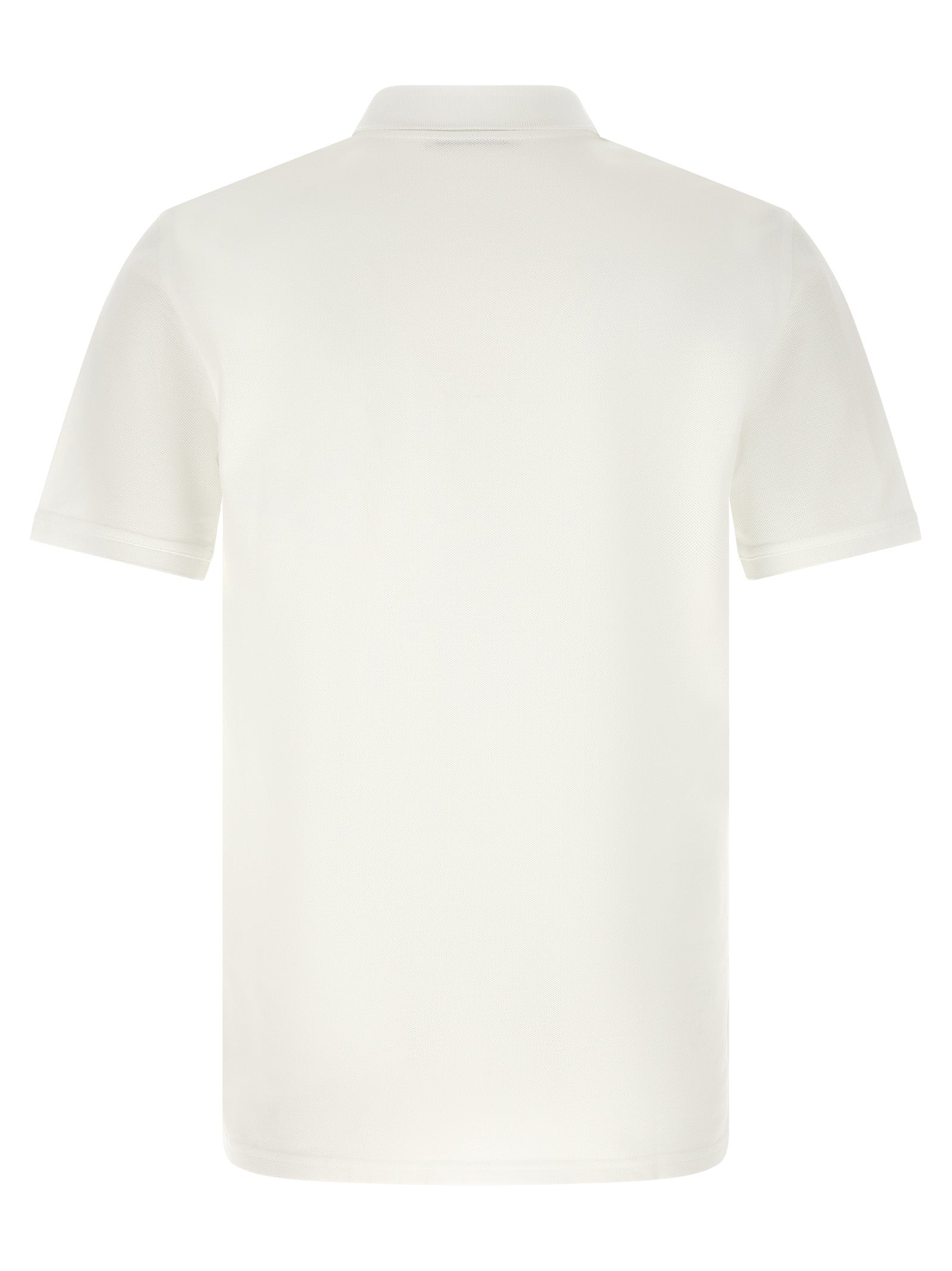 Weißes Poloshirt aus Baumwolle