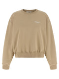 Beige Baumwoll-Sweatshirt