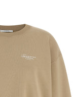 Beige Baumwoll-Sweatshirt